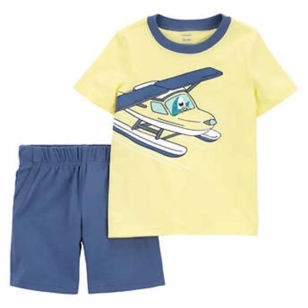 Carter's Kids' 3-piece Playwear Set, Airplane